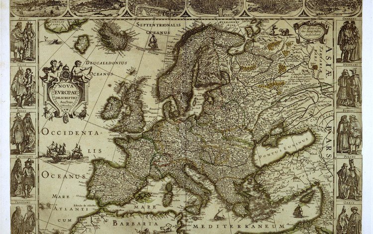 карта, европа, map, europe