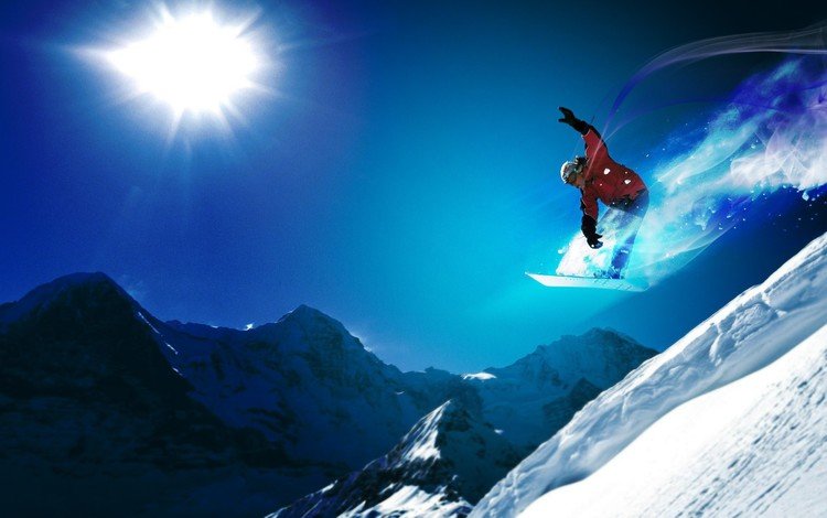 горы, экстрим, cноуборд, mountains, extreme, snowboard
