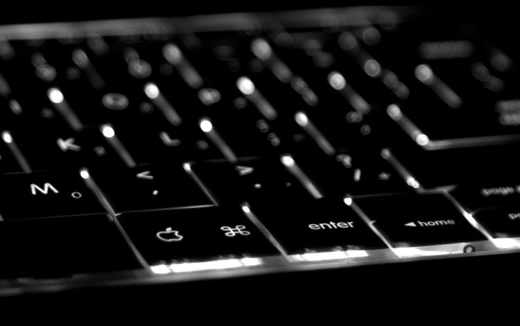 черный, клавиатура, black, keyboard