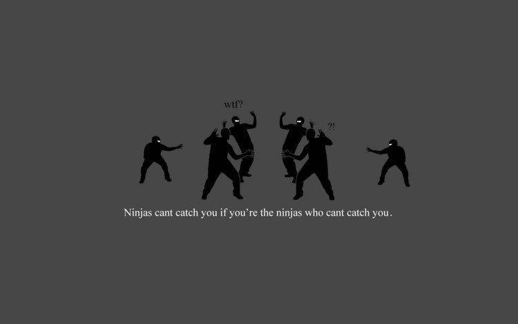 ты, ninjas, can't, улов, you, catch