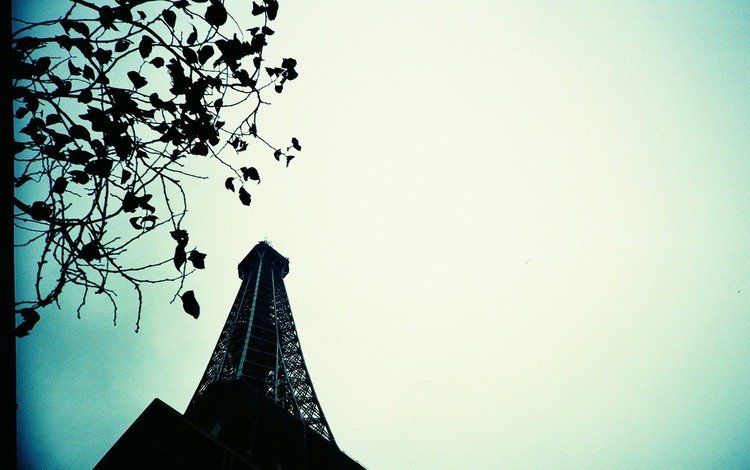 небо, башня, париж, the sky, tower, paris