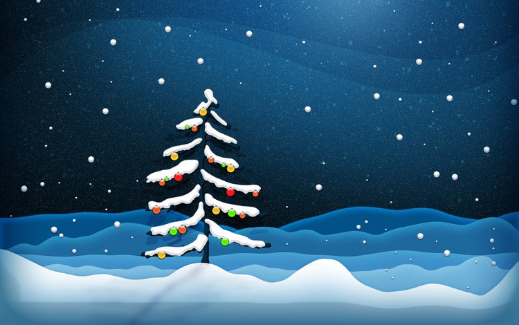 снег, новый год, елка, украшения, snow, new year, tree, decoration