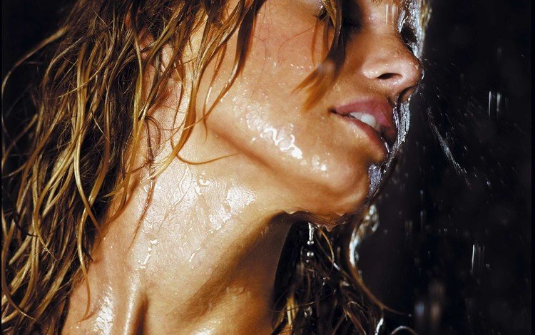 вода, девушка, портрет, модель, лицо, мокрая, water, girl, portrait, model, face, wet