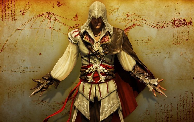 воин, assasin's creed 2, с ножами, warrior, with knives