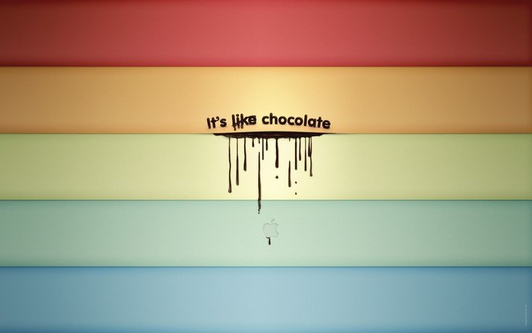 линии, шоколад, эппл, line, chocolate, apple