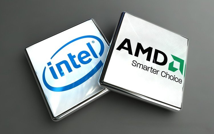 логотип, amd, интел, logo, intel