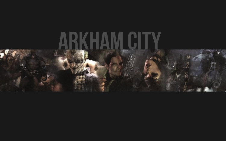 игра, джокер, бэтмен, batman arkham city, женщина кошка, двуликий, the game, joker, batman, cat woman, two-faced