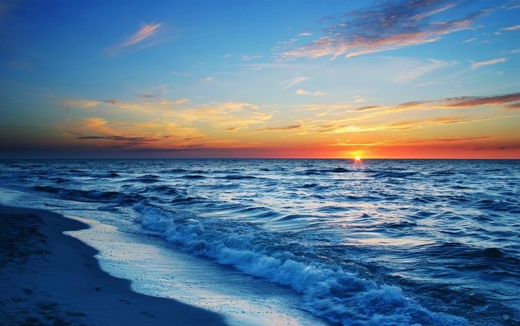 берег, волны, закат, море, пляж, океан, лигурийское море, shore, wave, sunset, sea, beach, the ocean, the ligurian sea