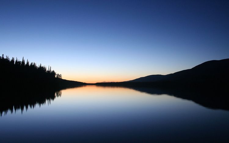 озеро, отражение, минимализм, тень, lake, reflection, minimalism, shadow