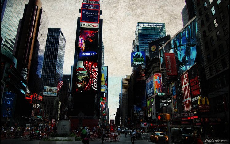 город, сша, нью-йорк, таймс-сквер, the city, usa, new york, times square