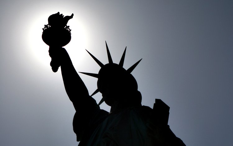 города, америка, сша, нью-йорк, символы, статуя свободы, памятники, city, america, usa, new york, characters, the statue of liberty, monuments