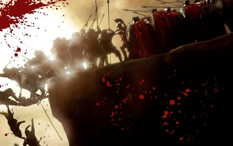 кровь, бой, 300 спартанцев, blood, battle, 300 spartans