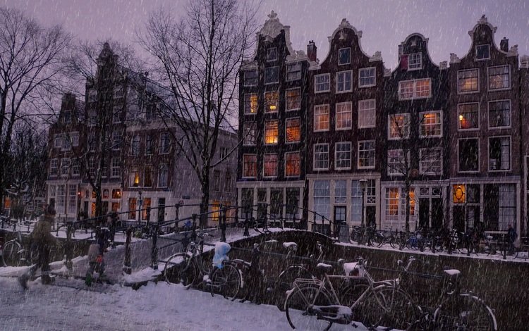 снег, амстердам, let it snow in the amsterdam, snow, amsterdam