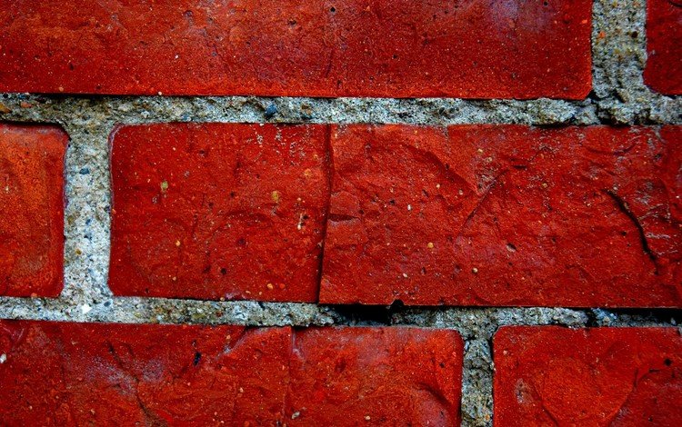 стена, красный, кирпич, wall, red, brick