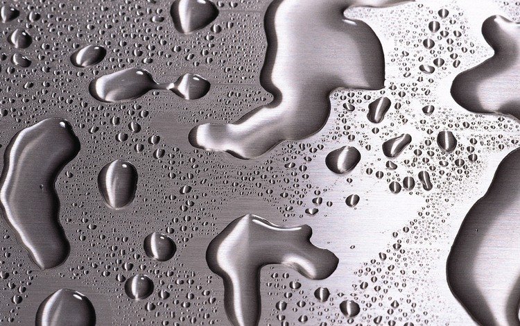 вода, макро, капли, чёрно-белое, капли воды, валлпапер, water, macro, drops, black and white, water drops, wallpaper