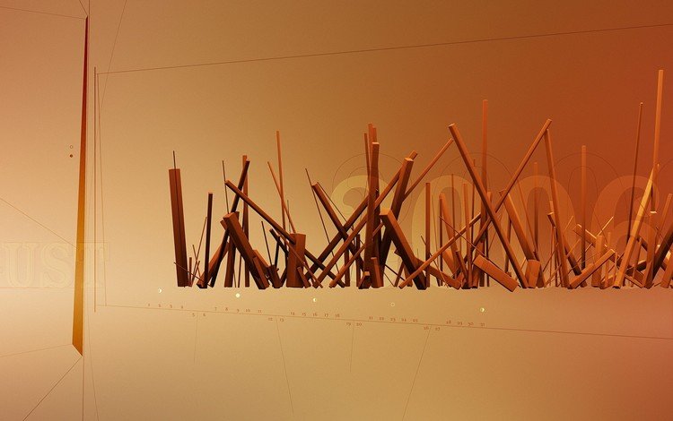 линии, палочки, 2006, line, sticks