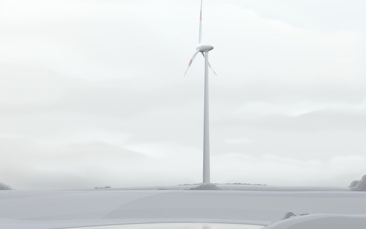 вектор, минимализм, ветряк, vector, minimalism, windmill