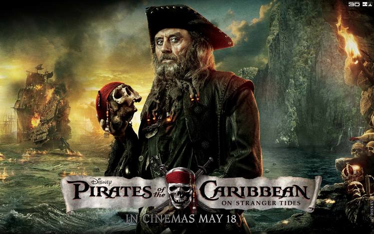 пираты, пираты карибского моря: на странных берегах, черная борода, pirates, pirates of the caribbean: on stranger tides, blackbeard