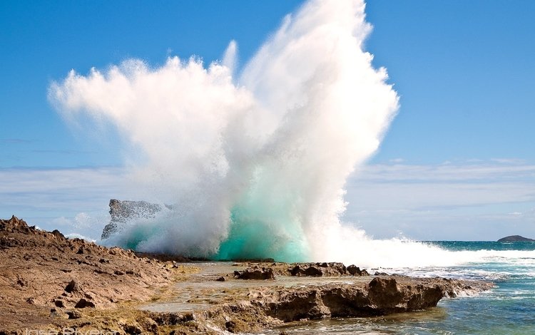 природа, волны, пейзаж, nature, wave, landscape