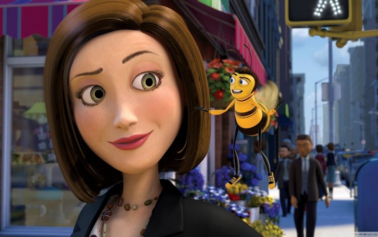 город, пчела, женщина, би муви, би муви: медовый заговор, the city, bee, woman, bee movie, bee movie: honey conspiracy