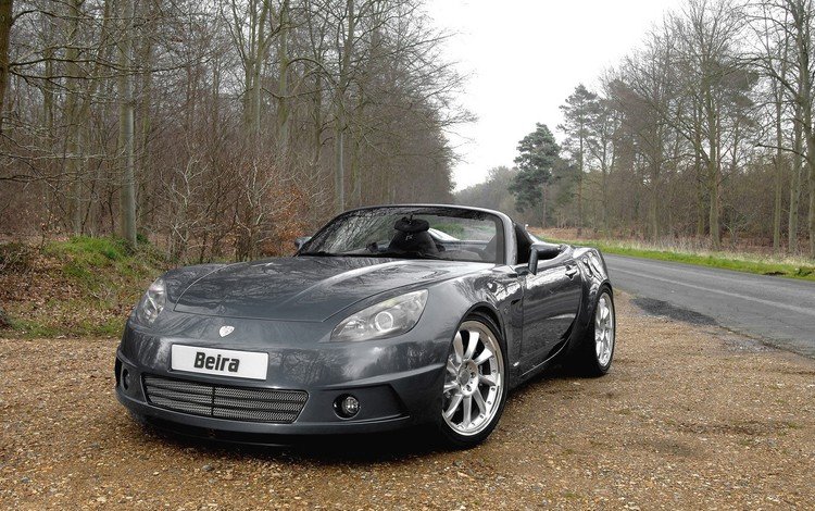 дорога, осень, концепт-кар, breckland beira, road, autumn, the concept car