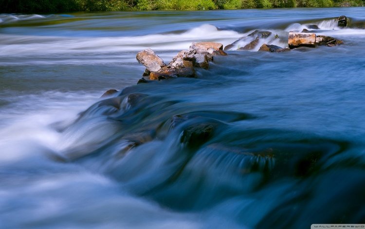 вода, река, природа, камни, течение, water, river, nature, stones, for