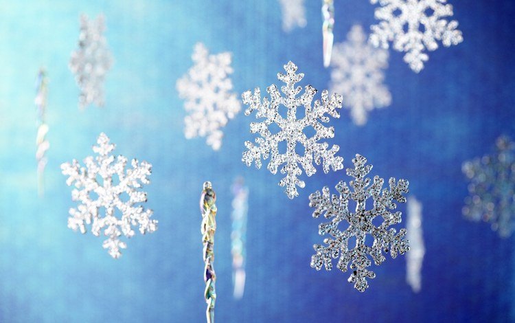 новый год, зима, снежинки, фон, праздник, рождество, композиция, new year, winter, snowflakes, background, holiday, christmas, composition