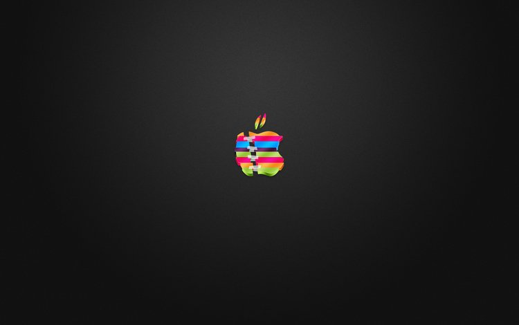 логотип, цветной, скотч, разрезан, склеен, эппл, logo, color, scotch, cut, glued, apple