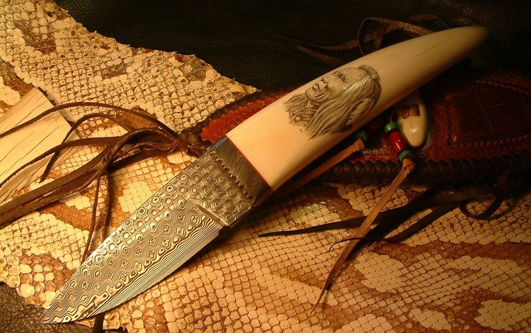 змей, кожа, нож, холодное оружие, индеец, snakes, leather, knife, edged weapons, indian