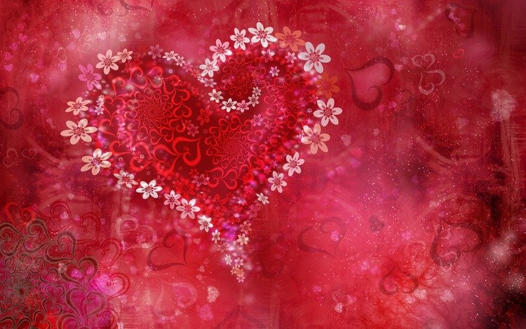 цветы, сердце, праздник, день валентина, valentine flowers, flowers, heart, holiday, valentine's day