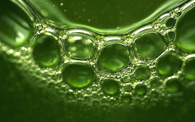 отражение, пузыри, зеленые, пузырьки, жидкость, reflection, bubbles, green, liquid