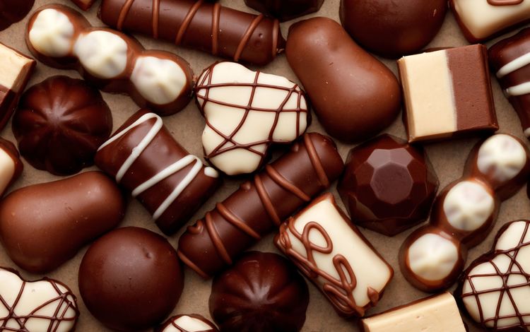 конфеты, сладости, белый, шоколад, конфета, в шоколаде, молочный, candy, sweets, white, chocolate, milk
