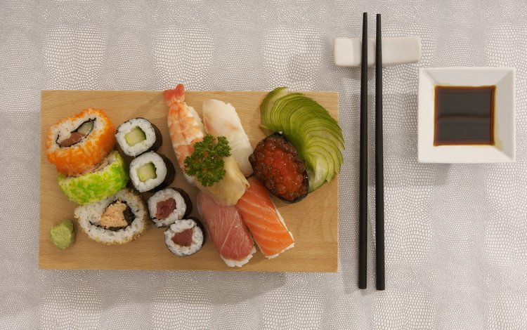 еда, суши, роллы, пища, морепродукты, красная икра, food, sushi, rolls, seafood, red caviar