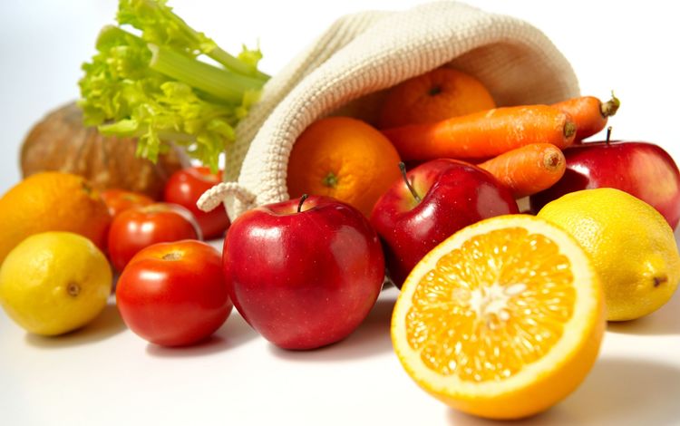 еда, фрукты, яблоки, апельсины, овощи, морковь, лимоны, food, fruit, apples, oranges, vegetables, carrots, lemons