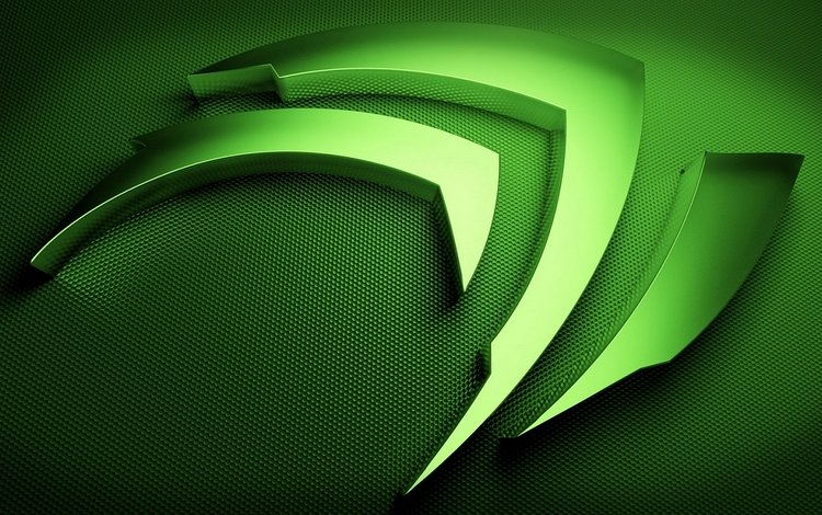 зелёный, логотип, символ, нвидия, green, logo, symbol, nvidia
