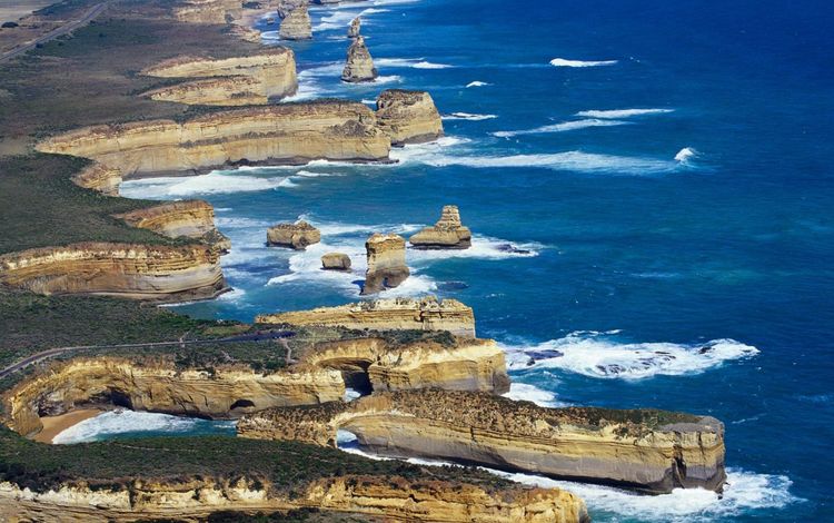 скалы, море, побережье, австралия, rocks, sea, coast, australia