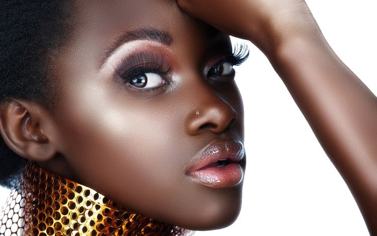 модель, лицо, макияж, негритянка, негритянки, мулатки, model, face, makeup, black woman, black women, ebony