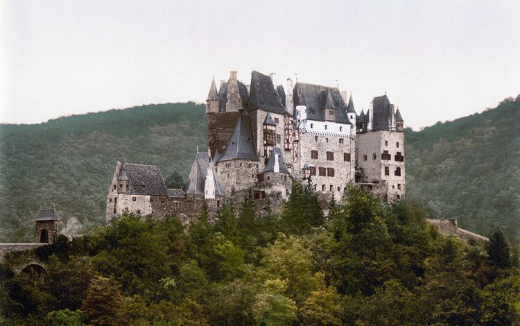 замок, германия, красивый замок, мозель, эльц, burg eltz, castle, germany, beautiful castle, moselle, eltz