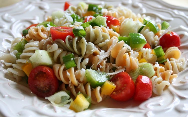 салат, с, макаронами, salad, with, pasta