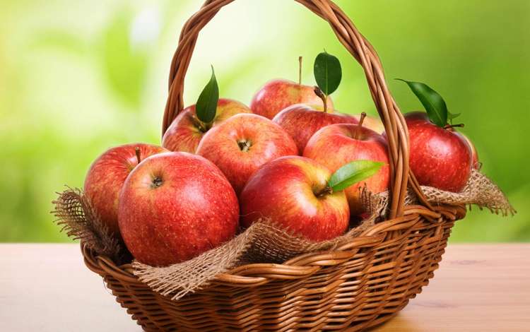 яблоки, корзина, apples, basket