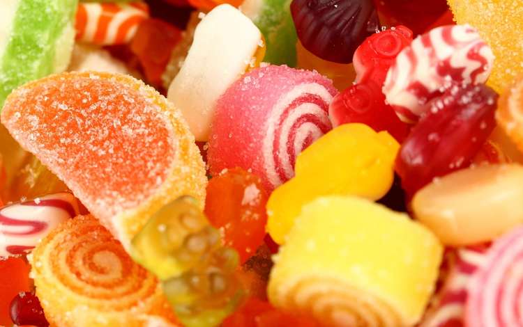 разноцветные, конфеты, сладости, мармелад, colorful, candy, sweets, marmalade