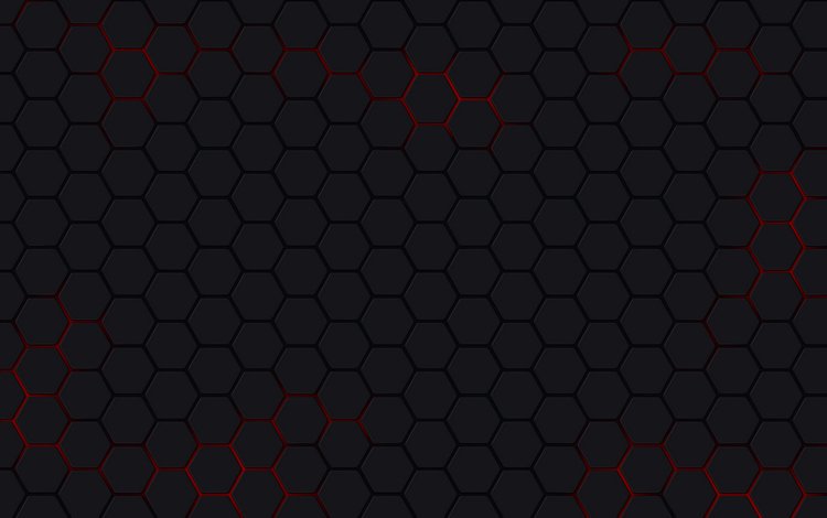 свет, красный, графика, сетка, черный фон, шестиугольники, 3д, light, red, graphics, mesh, black background, hexagons, 3d