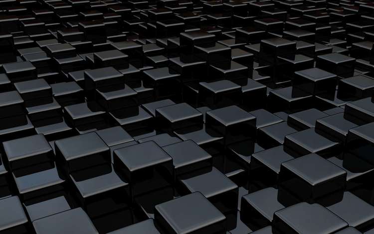 фон, кубики, квадраты, куб, чёрные, background, cubes, squares, cube, black