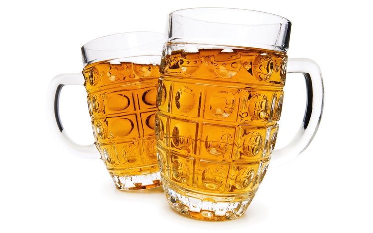 напиток, кружка, кружки, белый фон, пиво, drink, mug, mugs, white background, beer