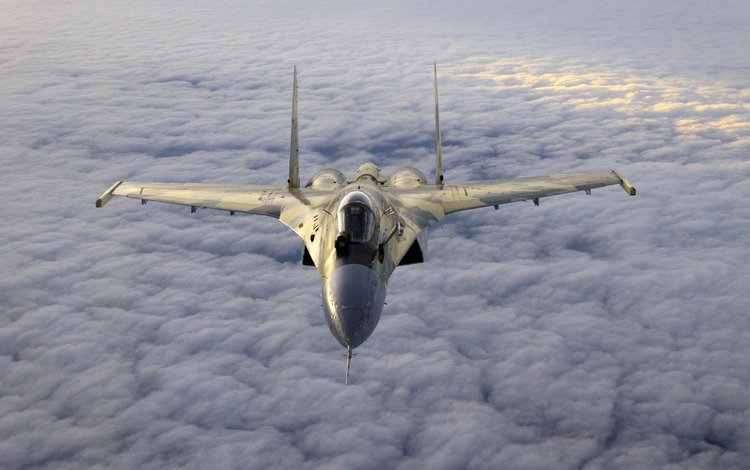 облака, боевой самолет, clouds, combat aircraft