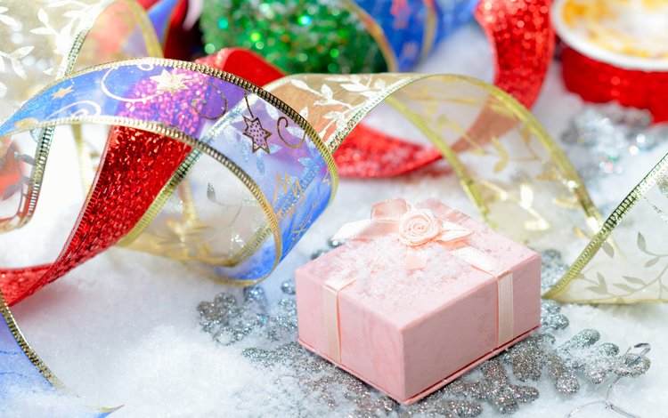 новый год, бантик, подарки, с новым годом, блеск, розовый, лента, подарок, праздник, ленты, блестки, sequins, new year, bow, gifts, happy new year, shine, pink, tape, gift, holiday