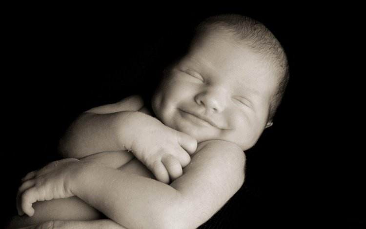 улыбка, чёрно-белое, ребенок, младенец, милый, smile, black and white, child, baby, cute