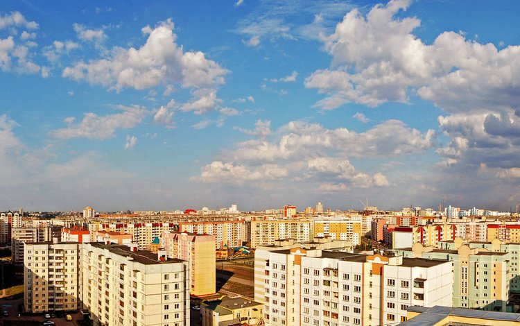 город, дома, крыши, the city, home, roof