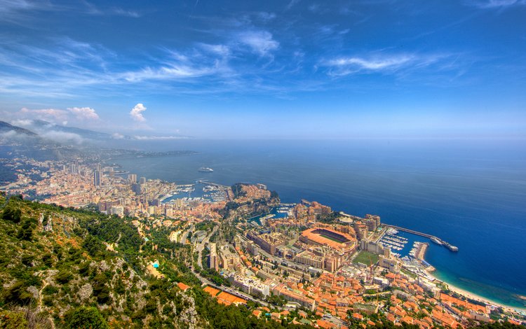 море, монако, монте-карло, sea, monaco, monte carlo