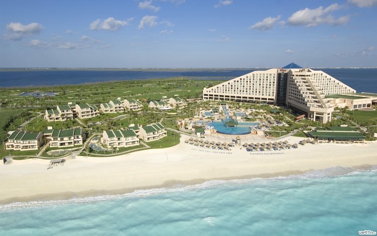 море, пляж, отдых, курорт, отель, мексика, хилтон, канкун, sea, beach, stay, resort, the hotel, mexico, hilton